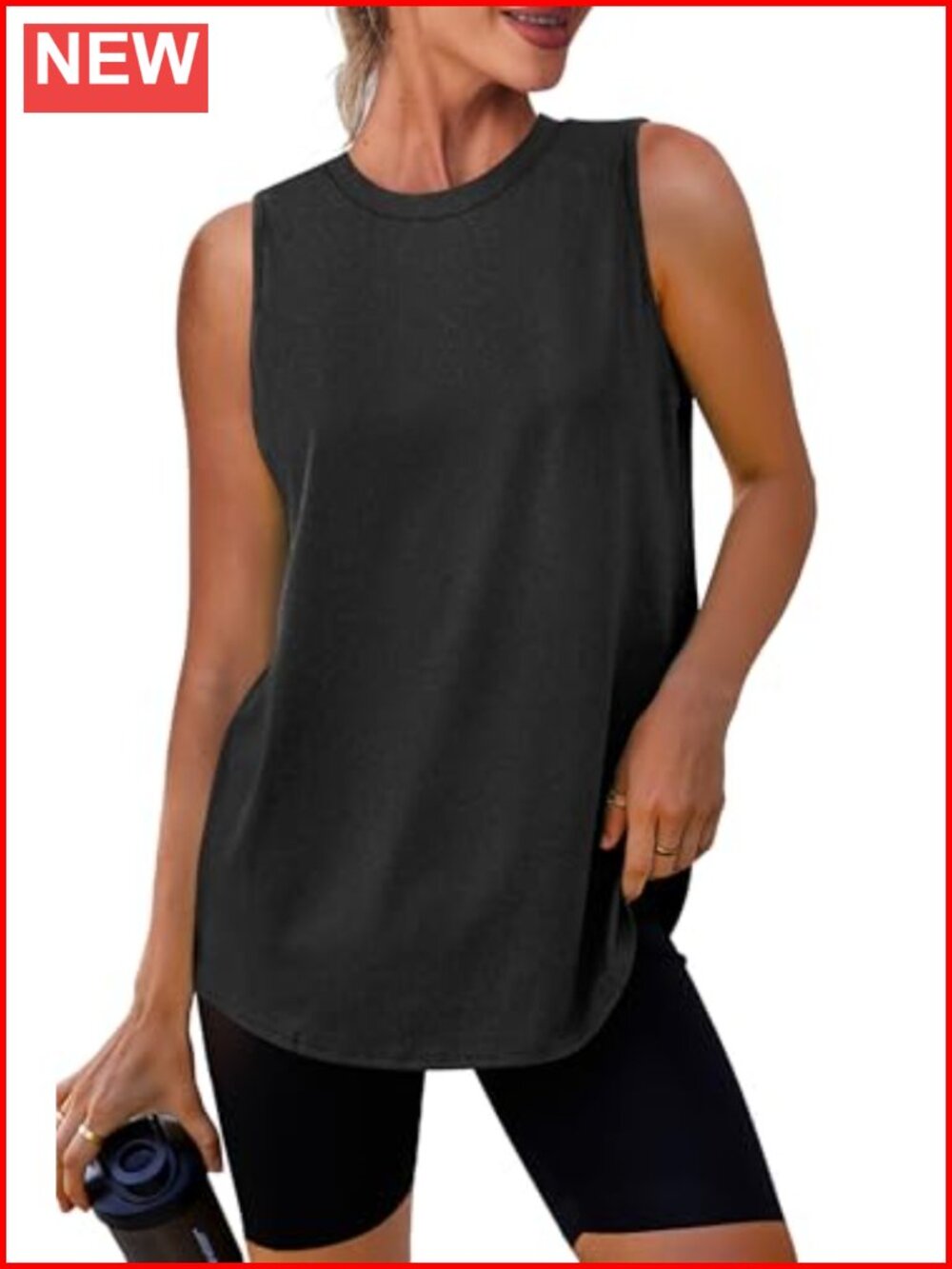 Womens Workout Tank Tops Lightweight Sleeveless Loose Fit Athletic Yoga